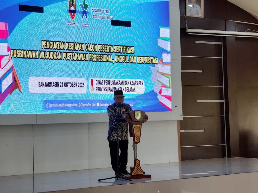 Dispersip Kalsel dan Perpusnas RI Gelar Penguatan Sertifikasi Pustakawan