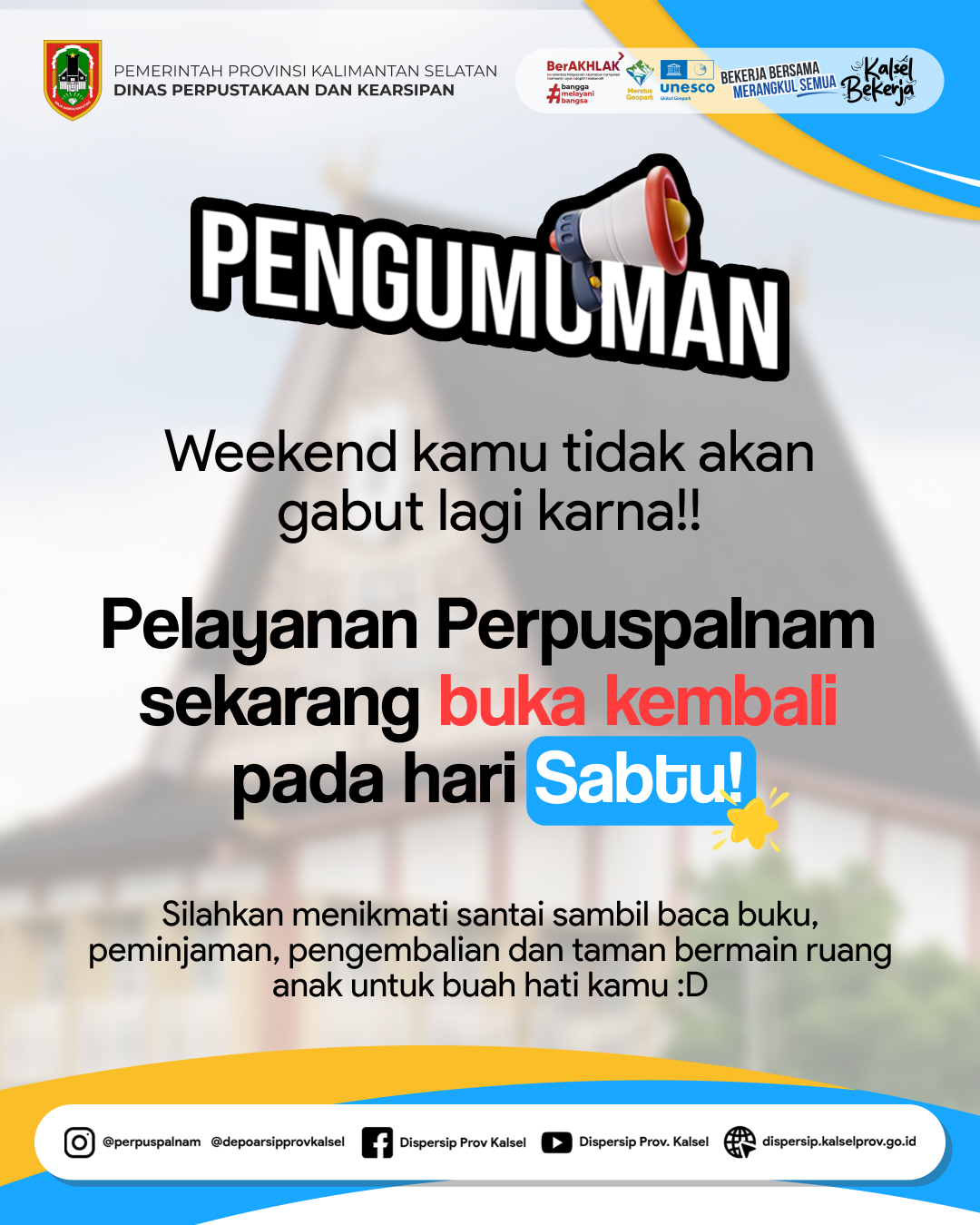 Pengumuman buka